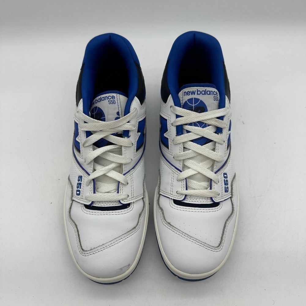 New Balance BB550SN1 Mens Size 9.5 "White Team Royal" Shoes 550 Retro Sneakers - Picture 5 of 10
